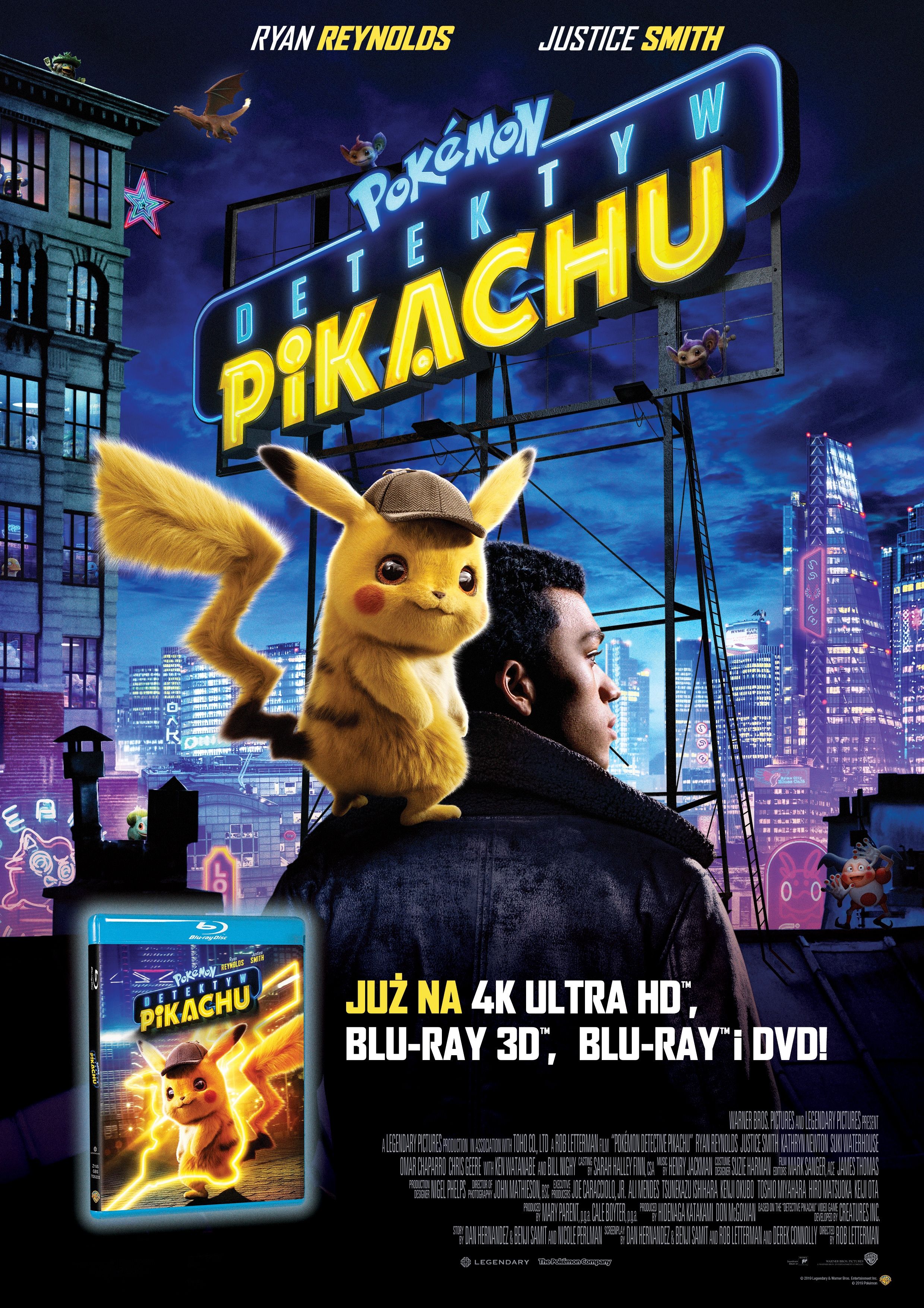 Pokémon Detektyw Pikachu Już Na 4k Uhd Blu Ray Blu Ray 3d