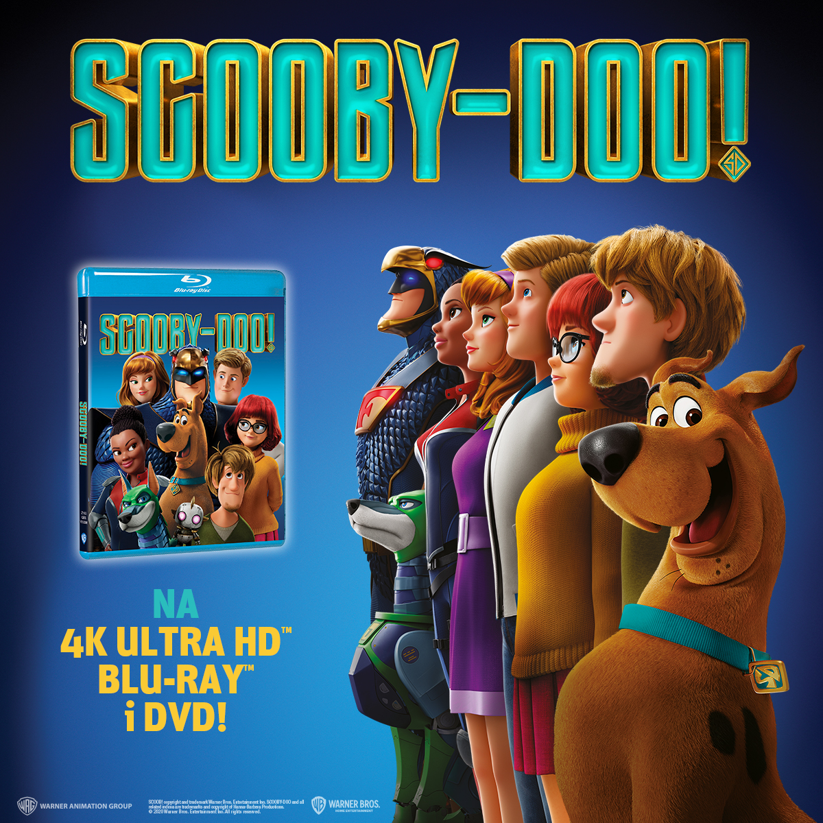 SCOOBY-DOO! Premiera 4K Ultra HD, Blu-ray™ i DVD już 13 listopada