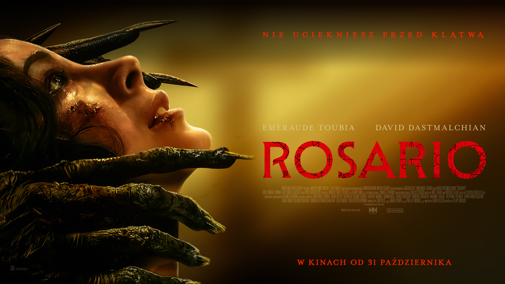 Emeraude Toubia i David Dastmalchian w horrorze „Rosario” - kinach od 31.10