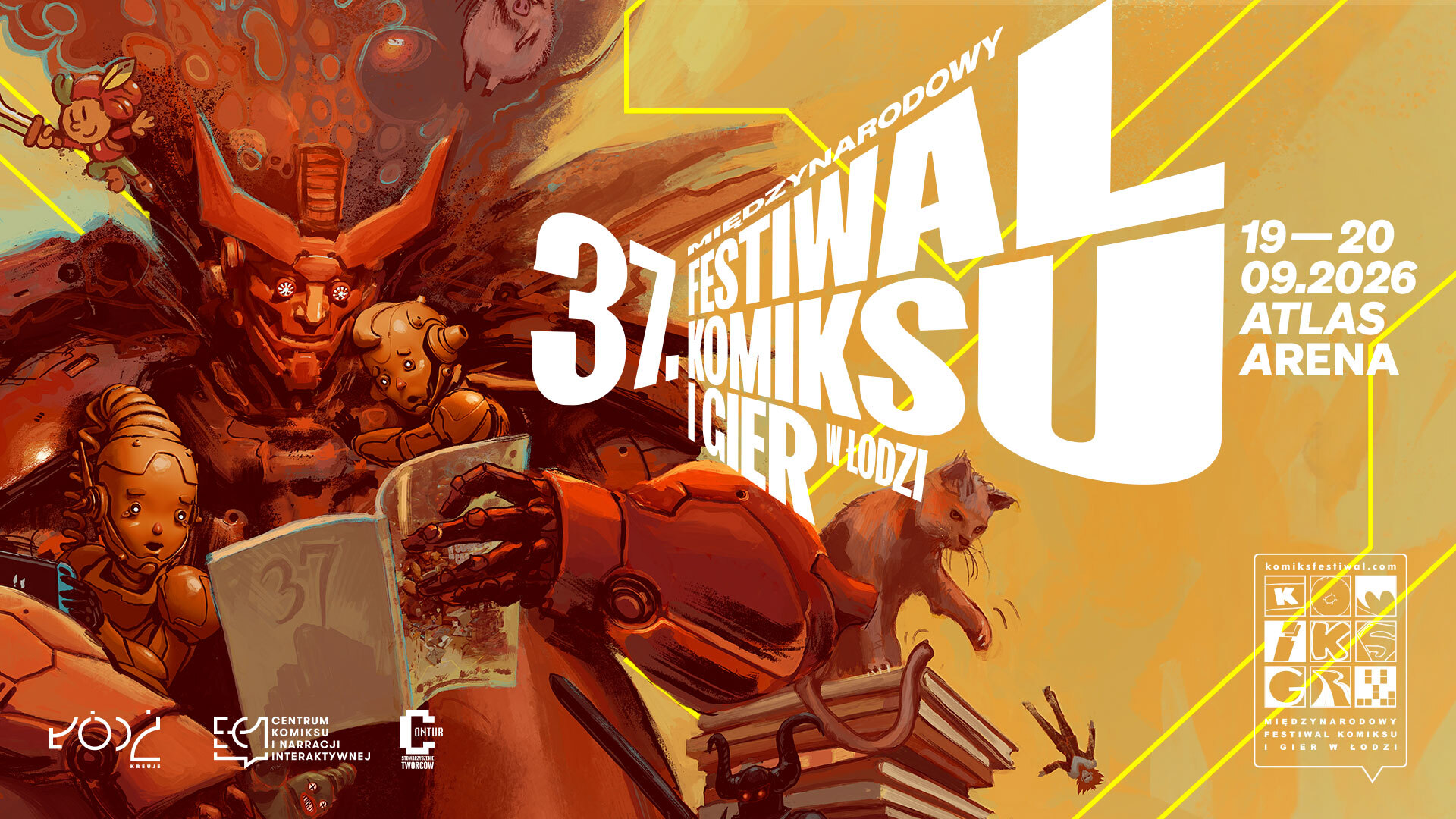 Goście 37. Międzynarodowego Festiwalu Komiksu i Gier w Łodzi