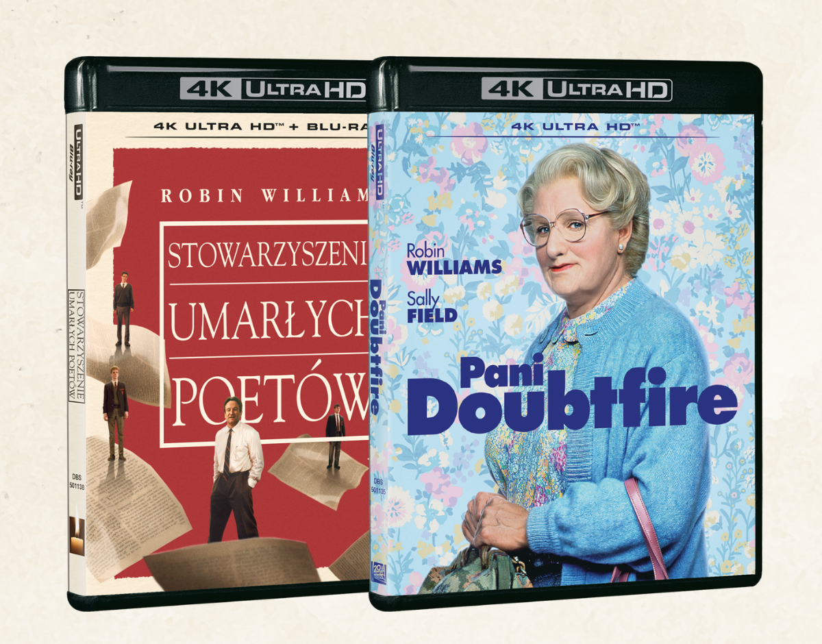 „Stowarzyszenie umarłych poetów” i „Pani Doubtfire” na 4K UHD już 28 września